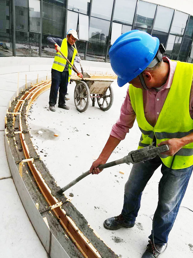 施工后的震動(dòng)一絲不茍